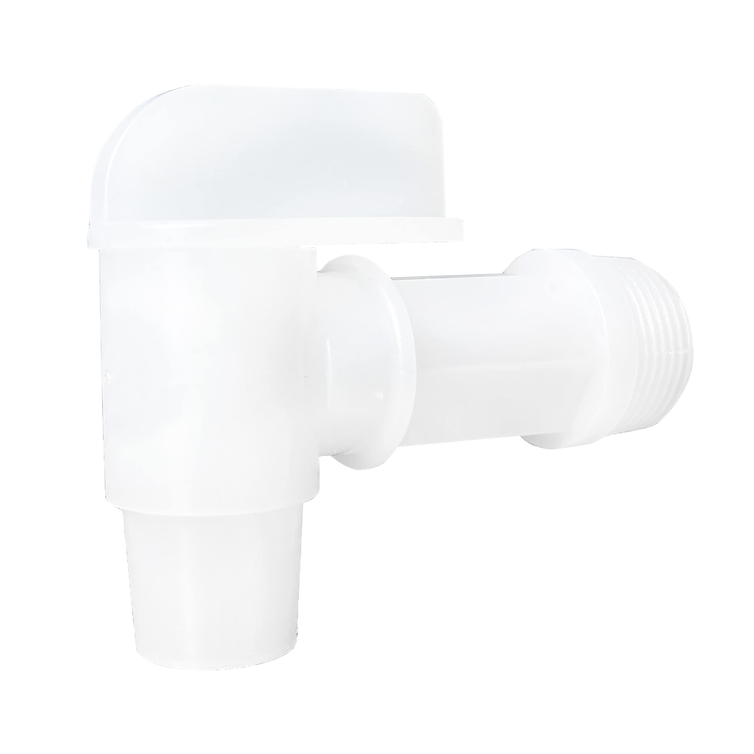 Photo 1 of Toolazy 2-Pack of Spigot for 6 Gallon Container,3/4" White Plastic Faucet for 5, 6 Gallon Plastic Drums,6-Gallon Durable Polyethylene Material Spigot