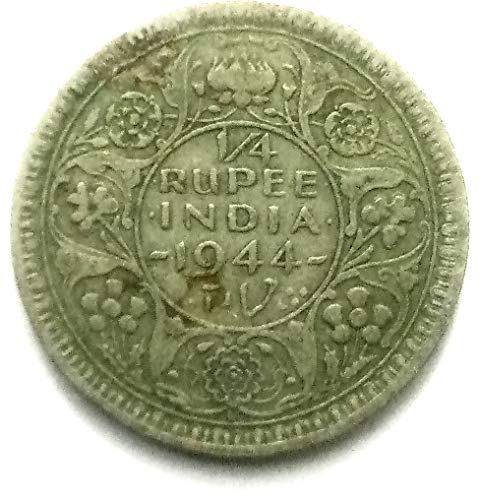 Coins & Stamps British India Coin Quarter Rupee Silver King George 6 Security Edge