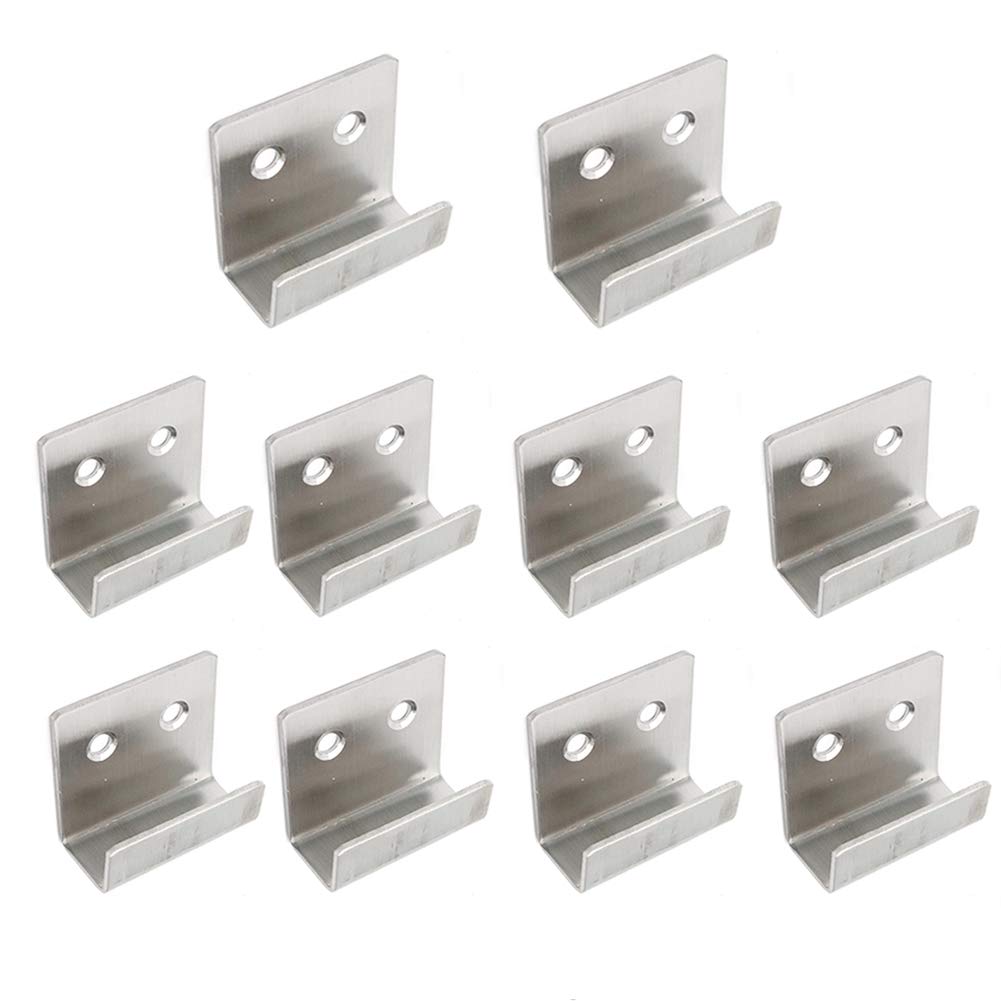 Rannb Wall Hanger Fastener Stainless Steel for Ceramic Tile Display Large Size - Pack of 10