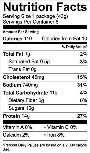 Oberto Specialty Meats Original Beef Jerky, 1.5 Ounce (Pack of 8) - Thumbnail 6