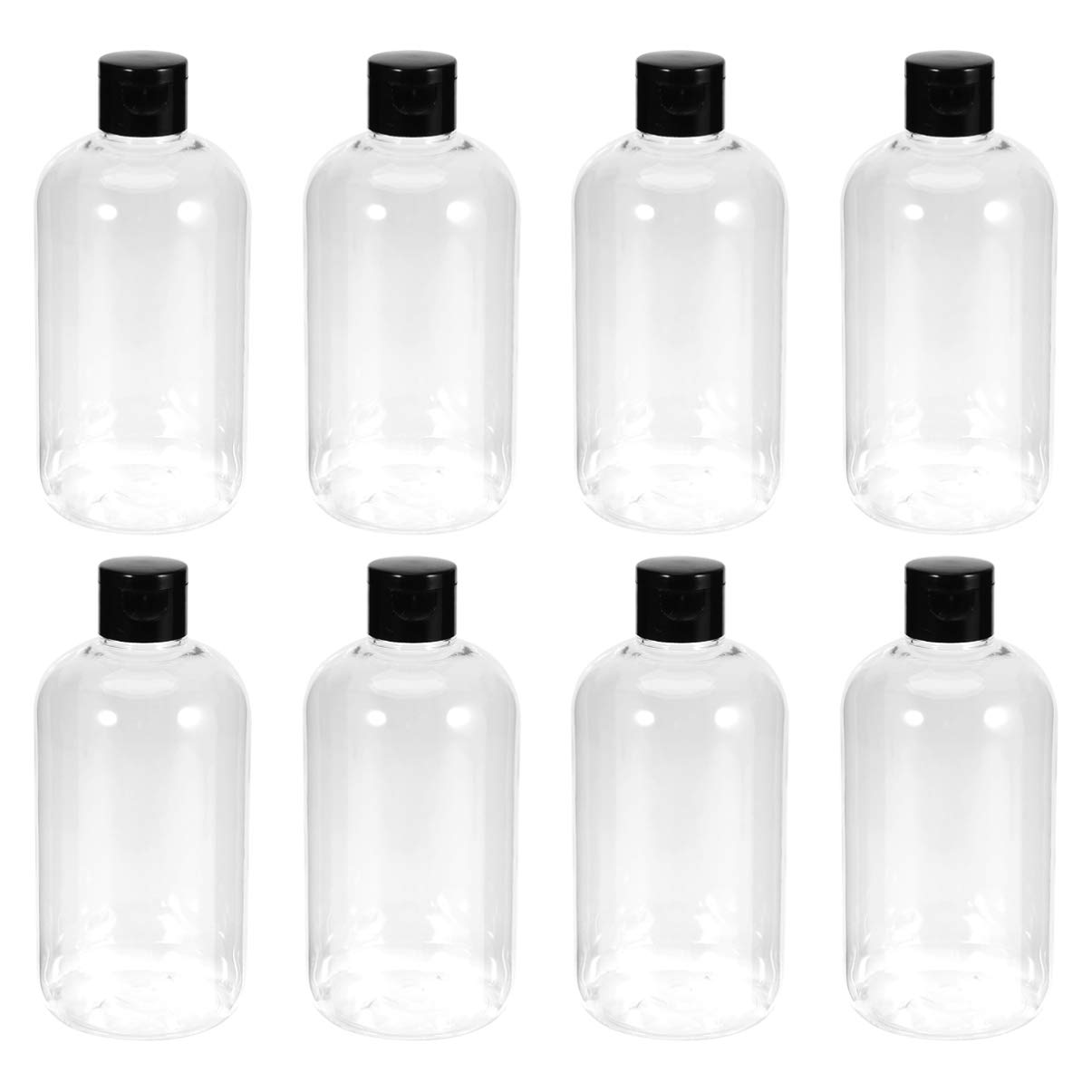 clear plastic squeeze bottles with cap