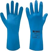 Nitrex 612 Chemical Resistant Gloves - 10 Pairs, Size 9, Unlined Nitrile view 2