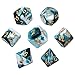Polyhedral 7-DND Dice Set, Gem Paleturquoise Dice Sets for RPG MTG Table Games Dice, D4 D6 D8 D102 D12 D20 of Paleturquoise Dice