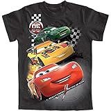 Disney Cars Boys Neck and Neck Graphic T Shirt