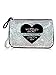 Victoria's Secret Bling Fashion Show 2014 Silver Mini Bag Wristlet Make-up Cosmetic Bag with Key Ring
