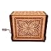 Youtang Antique Carved Wooden Hand Crank Queen Music Box, Play Bohemian Rhapsody