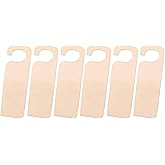 ULTNICE Blank Door Hanging Ornament 9.44X3.14 Inch Wooden Pendant for Home Office Hotel Party Supplies Decorative Door Sign