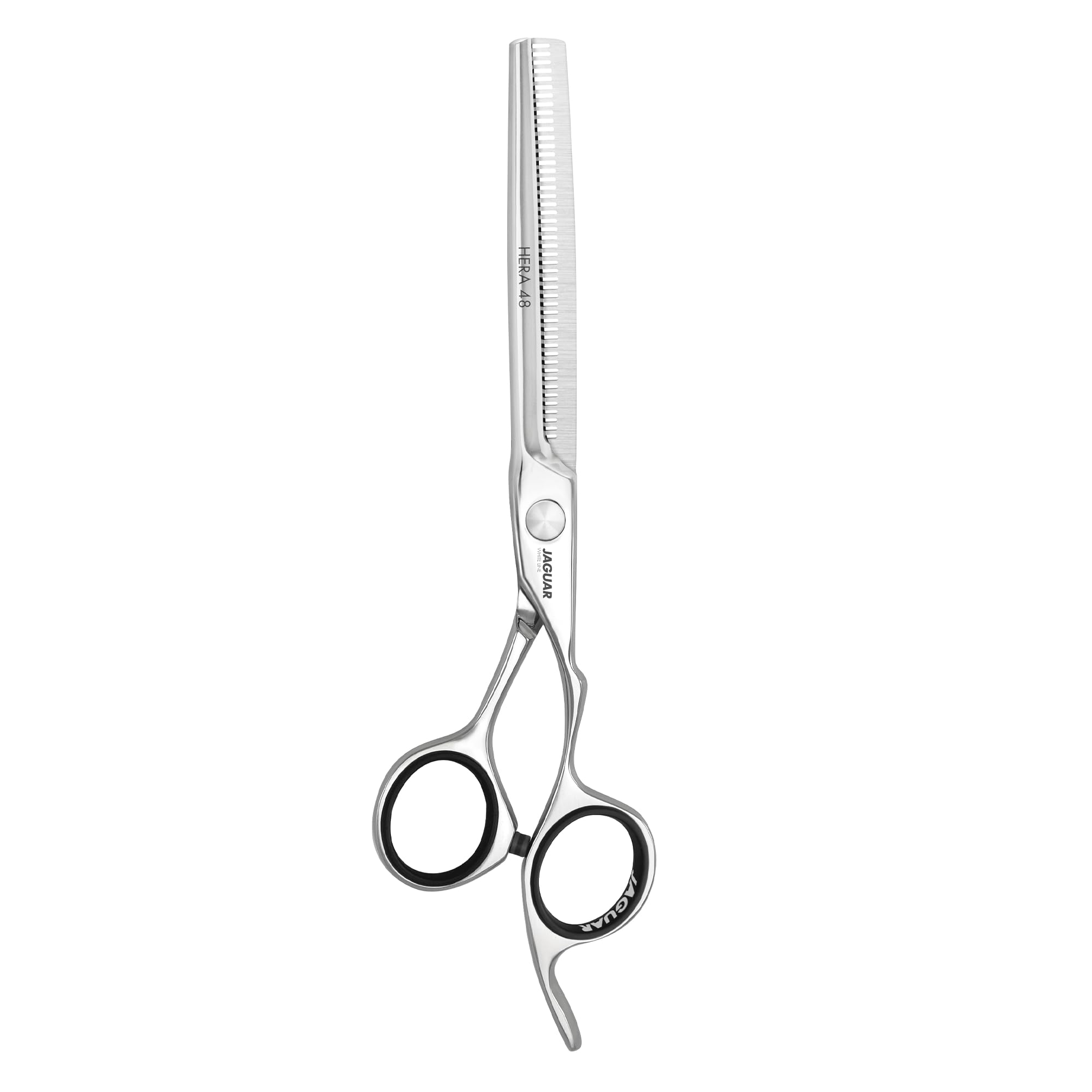 Jaguar Hera Modelling Scissors 6.25 Inches | Texturing Shears with 48 Thinning Teeth with Prismatic Cut in Crane Design with Forged Finger Hook | Polished | Made in Germany