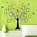 Heart Shape Tree Wall Decal Sticker, Family Tree Picture Frames Wall Decal, Vinyl Photo Frames Wall Stickers for Living Room, Bedroom Home Decor