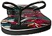 Havaianas Women's Slim Tropical Floral Flip Flop Sandal, Black, 9/10 M US