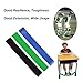 Pack of 3 Chair Bands for Kids with Fidgety Feet, Natural Latex Stretch Foot Bands, Alternative Seating in Classrooms, for Kids with Sensory ADHD ADD Autism and Sensory Needs(Blue/Green/Black)