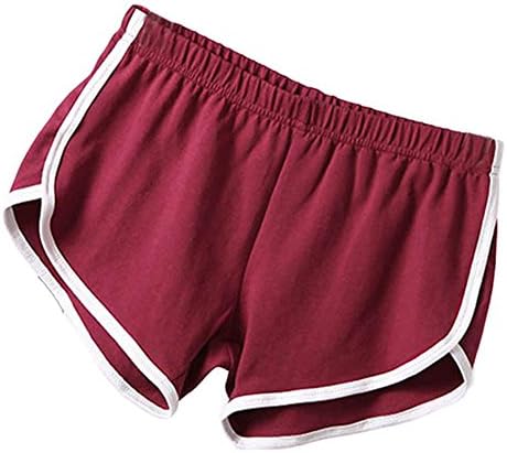 Women Casual Loose Cotton Elastic Waist Yoga Sports Running Short Pants