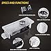 Car Door Lights，Youjoy 4Pack Projector Welcome Logo Light for BMW fit(E90 E60 X5 E70 E87 F20 E92 E91 E61 F11 F18 E63 E64 F12 E65 X3 X6 GT 3 5 6 7 X GT)