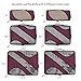 BAGAIL 6 Set Packing Cubes,Travel Luggage Packing Organizers(6Set Burgundy)