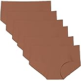 WANDER Womens Seamless Underwear 3-Pack Pure Invisible Breathable Brief Ladies Stretch Hipster Panties