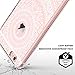 MOSNOVO iPhone 6 Case/Clear iPhone 6S Case, White Henna Mandala Floral Lace Pattern Printed Clear Design Transparent Plastic Back with TPU Bumper Protective Case Cover for iPhone 6/6S (4.7 Inch)