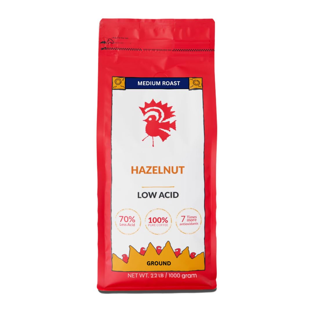 Puroast Low Acid Coffee Decaf Decaf French Roast Ground Dark Roast High Antioxidants And High Ph No Bitter Aftertaste Reduced Heartburn And Gerd Suitable For Cold Brew 2 2 Lb