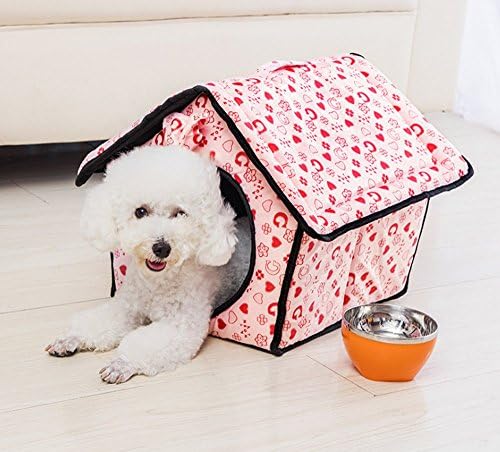 Charming Pink Cute dog house for all seasons