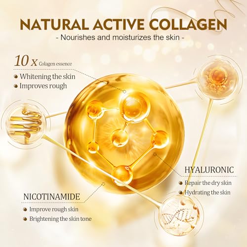 Anti-Wrinkle Eye Contour Cream for Removing Bags and Dark Circles with Collagen, Glycerin and Hyaluronic Acid, Anti-Aging Treatment for Visibly Fresh Eye Contour, 20g