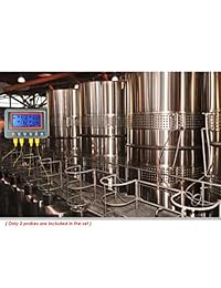 Tarjeta SD de 4 canal K Tipo termómetro termopar temperatura con alarma y LED BEEPER registrador de datos