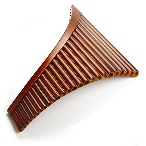 25 Pipes Pan Flute Chinese Traditional Musical Instrument Pan Pipes Easy to Learn in C Key