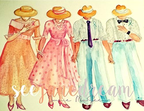 Pink and Blue Digital Prints