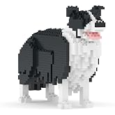 JEKCA Border Collie 01S-M01 | Dog Plastic Building Blocks | Age 14+