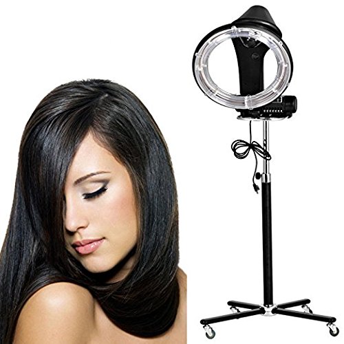 900W Salon Equipment Hair Steamer, Hair Dryer Roller Standing Professional 110V Barber Heater Perm Color Treatment Spa Color Processor