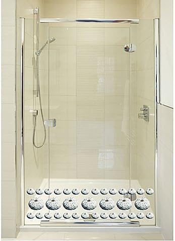 Courtside Market Contour Art Elements Sea Urchin Shower Decal l Colorful Finish to your Shower Doors and Glass