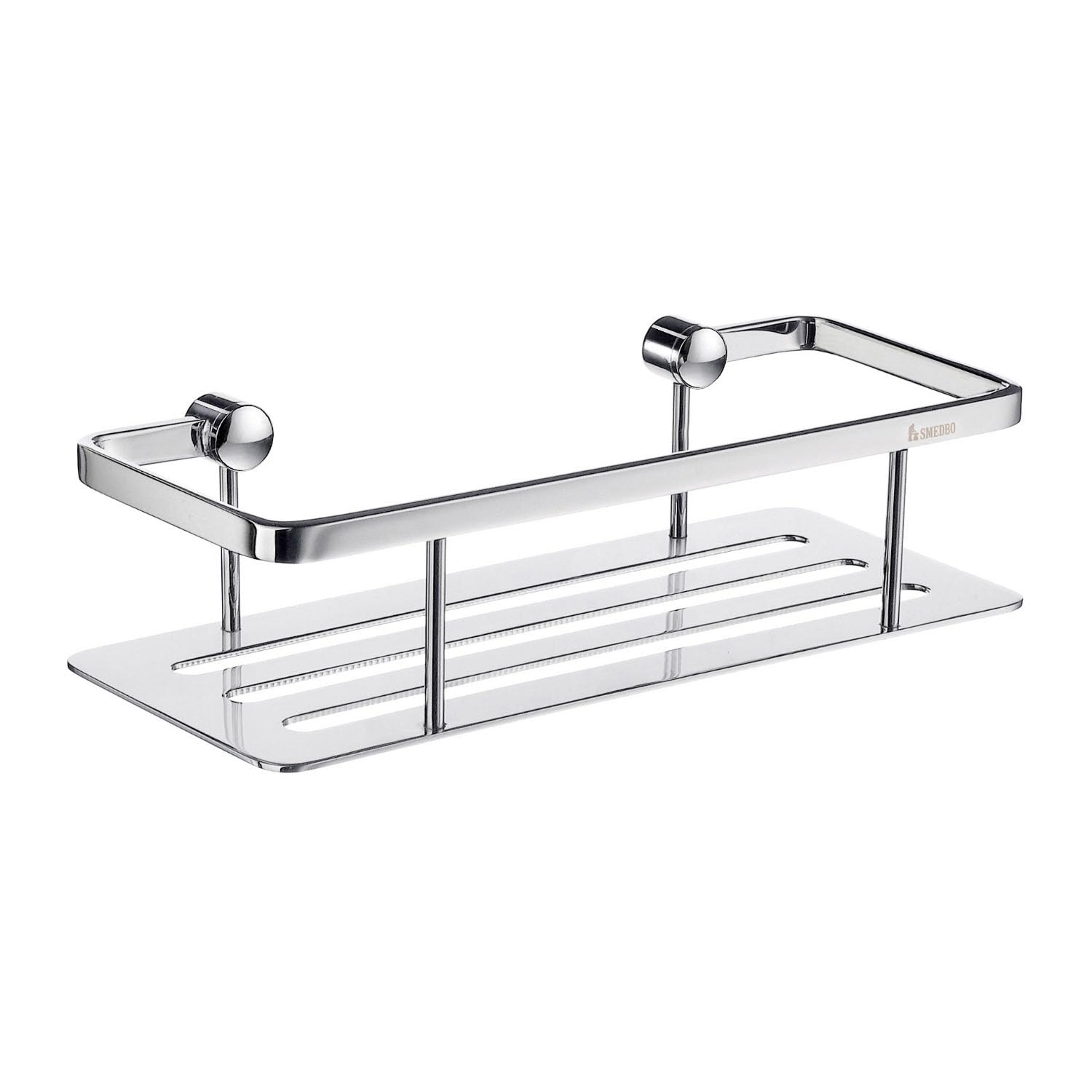Smedbo Sideline Design Soap Basket, Polished Chrome, 6.8 x 11.5 x 35.6 cm, Silver
