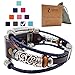 Smatiful Charge 2 Bands Plus Box for Mens, Adjustable Replacement Leather Jewelry Band for Fitbits Charge 2 HR Pedometer, Special Edition, Grey Navy Dark Blue