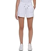 Calvin Klein Performance Women's Eco French Terry Shorts, White, X-Large