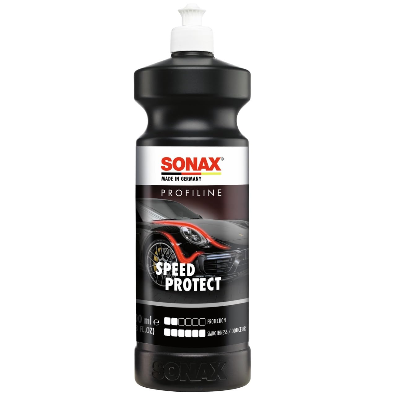 SONAX PROFILINE SpeedProtect (1 Litre) - first-class preservation to maintain and protect all types of paintwork,With CarnaubaWax for intensive colours and deep shine |Item No.02884050