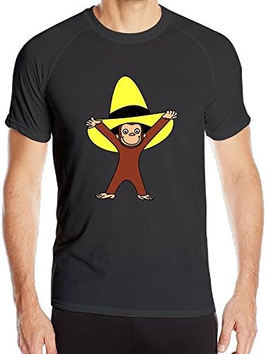 Mens Curious George Lightweight HyperDri T Shirt