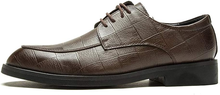 Amazon Angelo ビジネスシューズ ポイントトゥ メンズ 革靴 レースアップ イギリス風 ビジネス 紳士靴 ファッション とんがり メンズ 靴 カジュアル 秋 冬 通勤 通気性 Angelo ビジネスシューズ