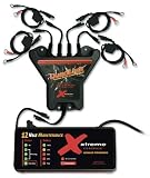 PulseTech Xtreme 4-Station QuadLink Battery Charger Kit, Black