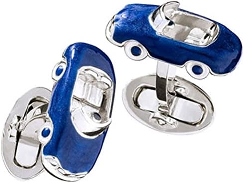 Jan Leslie Sterling Blue Convertible Cufflinks