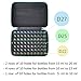 BES CHAN Beschan 70 Essential Oil Holder Traveling Carrying Case Storage Box Hard Shell Dense Foam writable Labels Opener Holds 20/15/10/5 ml Aromatherapy Bottles Roller Bottles-13.2