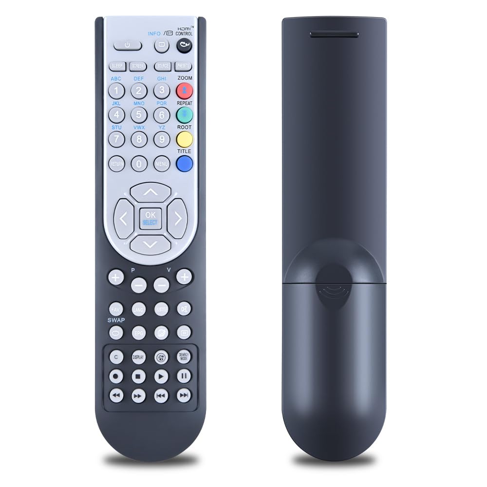 TCNOUMT Replacement RC-1900 Remote Control Compatible for Hitachi Grundig Finlux Toshiba TV RC1900 Universal Remote Control