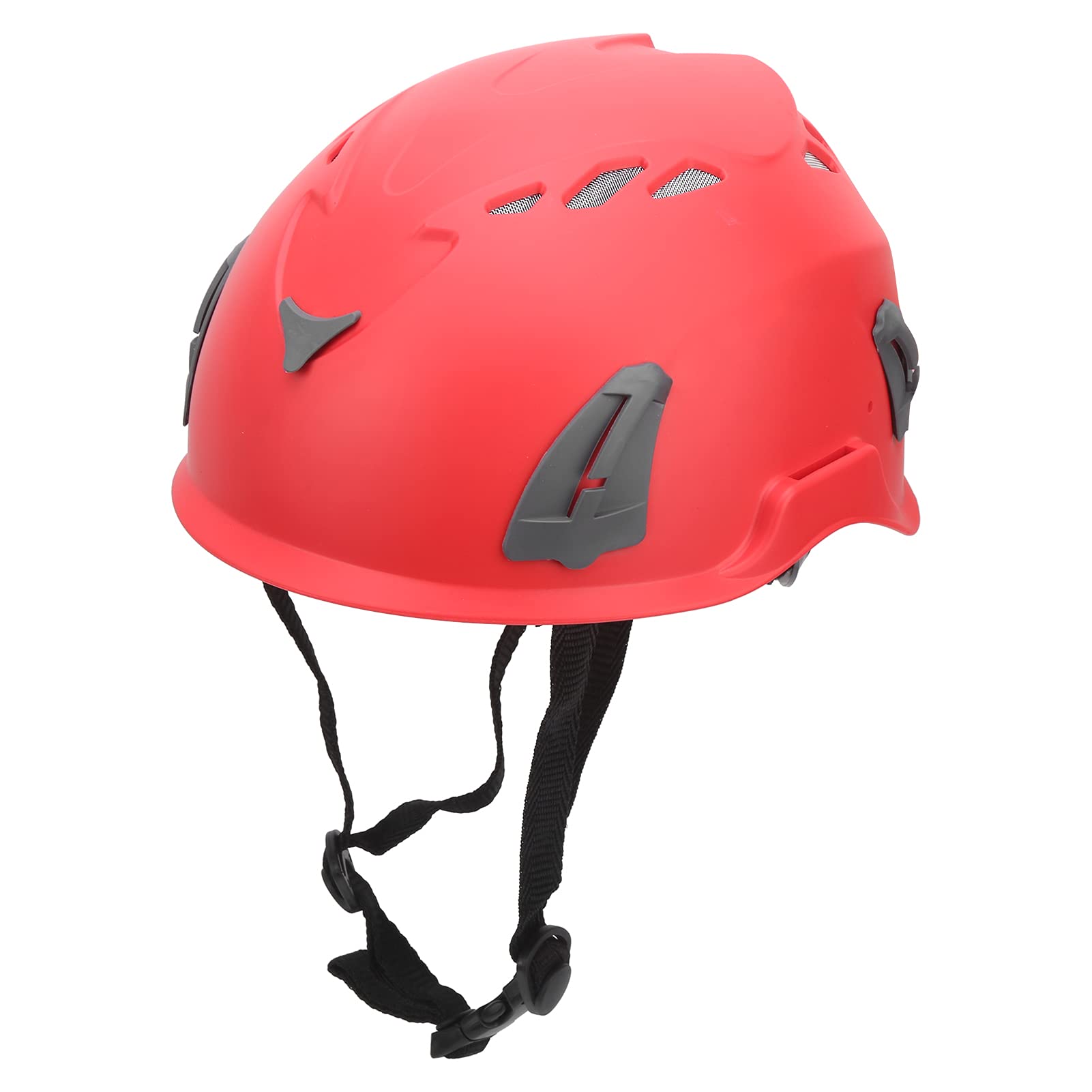 Climbing Safety, Portable Practical Climbing Helmet Adjustable with Removable Thick Inner Lining for Outdoor Mountaineering for Rock Climbing(red)