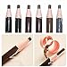 Microblading Eyebrow Peel-off Pencil 6 Colors WaterProof Soft Coloured Pencil Permanent Makeup Maker Liner 12 Pcs-QMYBrow
