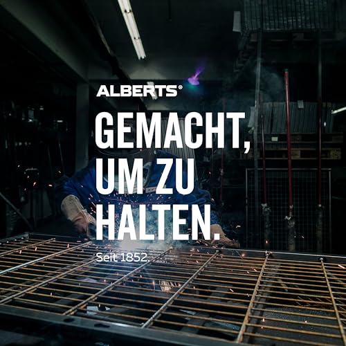 Alberts 690328 Maschendrahtzaun als Zaun-Komplettset, mit Einschlagbodenhülse und Kniekissen | verschiedene Längen und Höhen - wahlweise in verschiedenen Farben | grün | Höhe 80 cm | Länge 15 m 10
