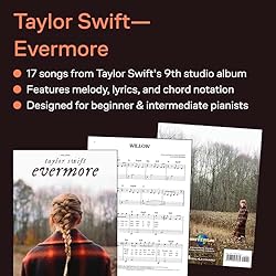 Taylor Swift Evermore Easy Piano Songbook | Play 17