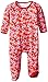 Magnificent Baby Baby-Girls Poppie Print Footie, Poppies, 3 Months