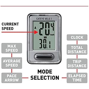 Cateye Velo 7 Cycling Computer 2017