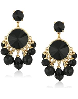Black Drop Earrings