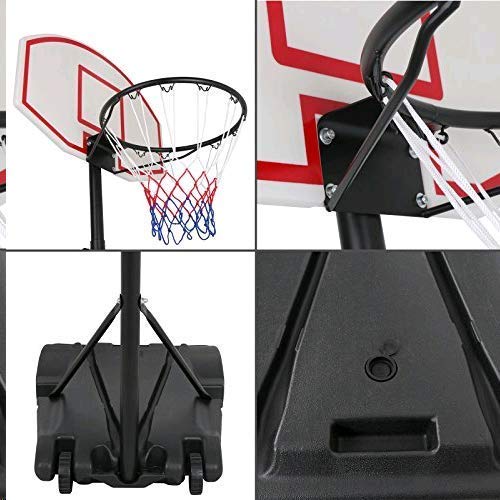 image for Nova Microdermabrasion Portable Basketball Hoop Stand Backboard System
