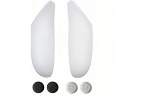 VICROLE 1 Pair New OEM Battery Cover for Oculus Quest 2 Left Right Controller, Replacement Part Charging Case Cover for Meta Quest 2 Controllers with Thumb Grips Caps