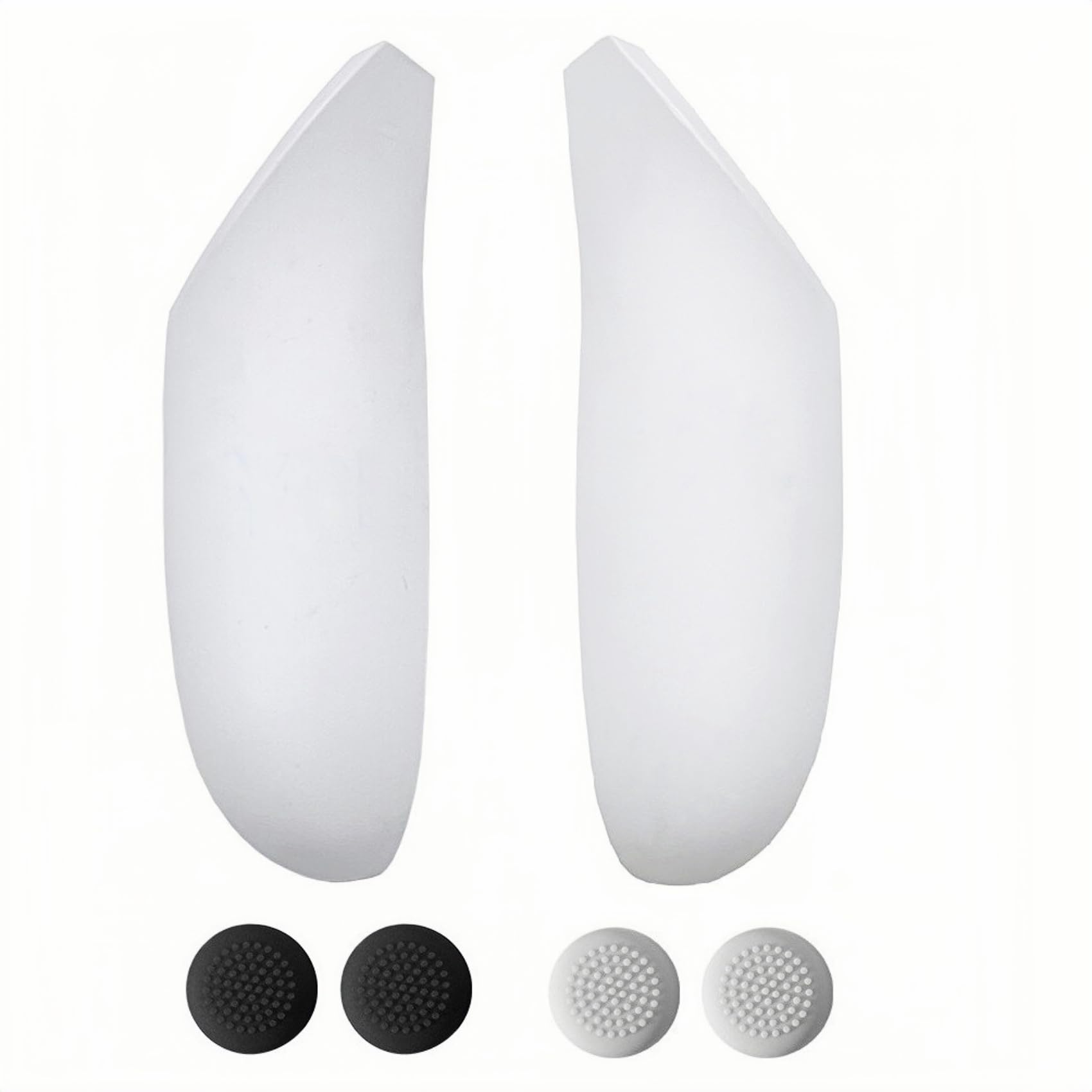 1 Pair New OEM Battery Cover for Oculus Quest 2 Left Right Controller, Replacement Part Charging Case Cover for Meta Quest 2 Controllers with Thumb Grips Caps