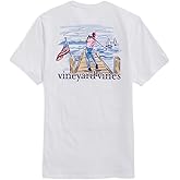 Vineyard Vines Mens Pier Golf Swing Short-Sleeve Pocket Tee